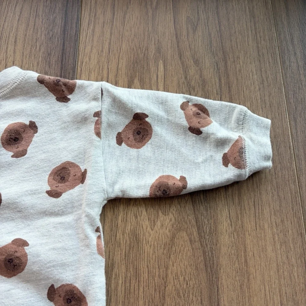 Baby Boys Girls Carters Dog‎ Print Sweat Set Size 0-3 Months